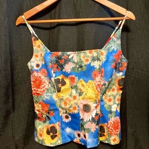 Spandex satin camisole